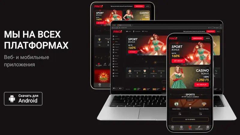 Мобильное приложение Pinco